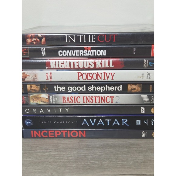 Lot/9 Mixed DVD Mystery Thriller Sci-Fi Drama Fantasy DiCaprio Bullock‎ Pacino - Picture 1 of 13